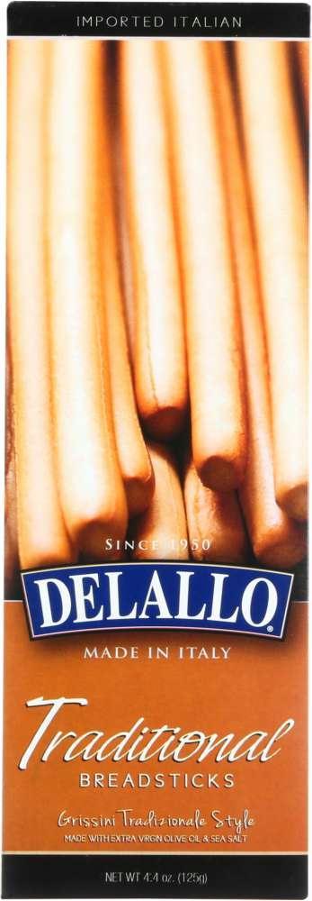 Delallo: Traditional Grissini Breadsticks, 4.4 Oz