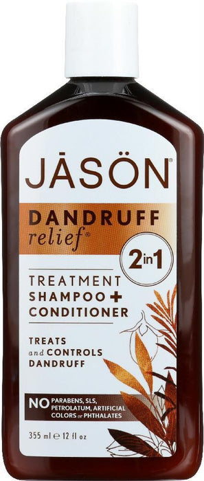 Jason: Dandruff Relief Shampoo + Conditioner, 12 Oz