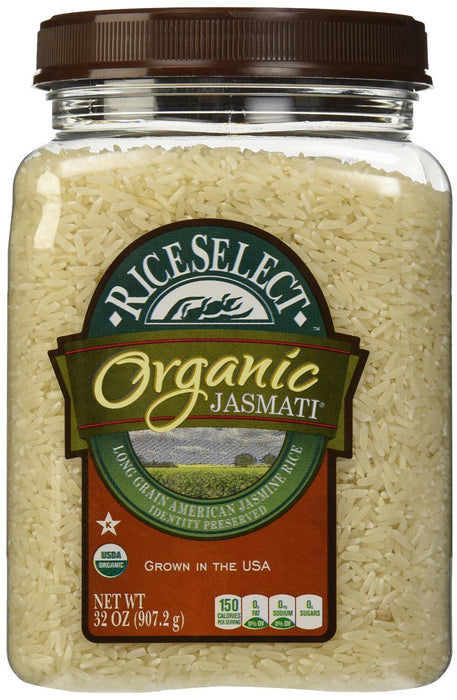 Riceselect: Organic Jasmati Rice, 32 Oz