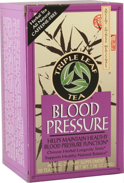 Triple Leaf: Blood Pressure Herbal Tea, 20 Tea Bags