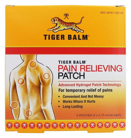 Tiger Balm: Pain Relieving Patch, 5 Patches