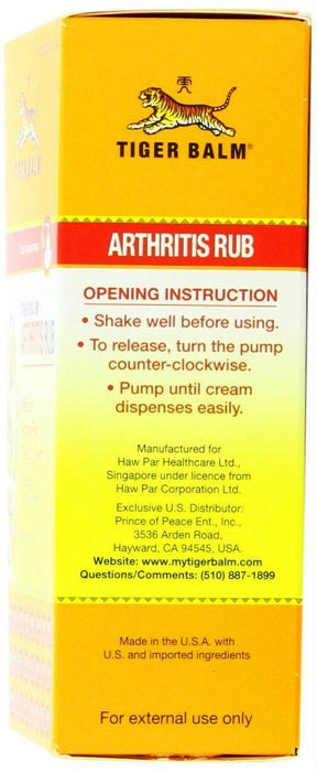 Tiger Balm: Arthritis Rub, 4 Oz