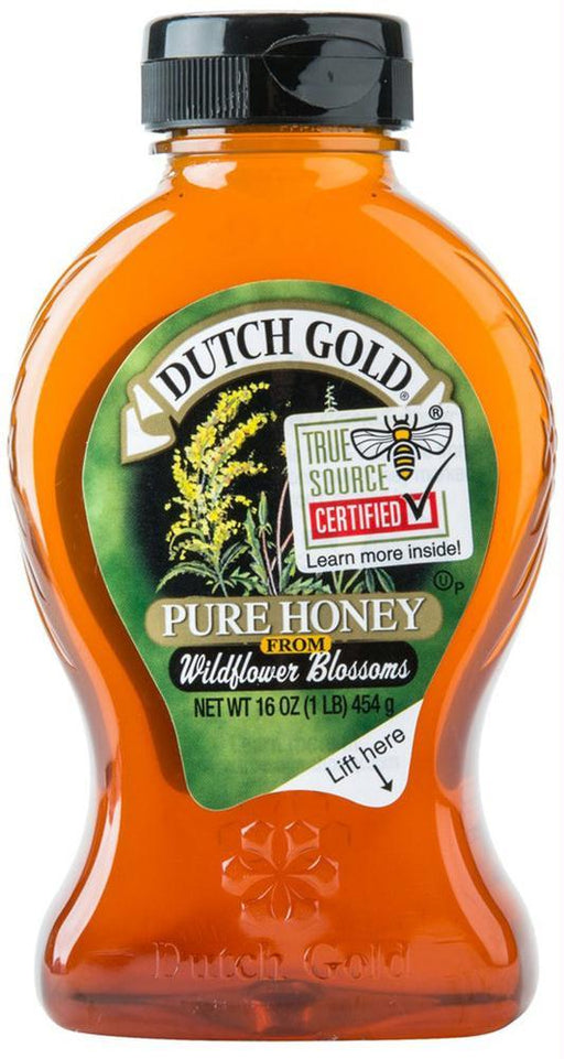 Dutch Gold: 100% Organic Pure Honey From Wildflowers, 12 Oz