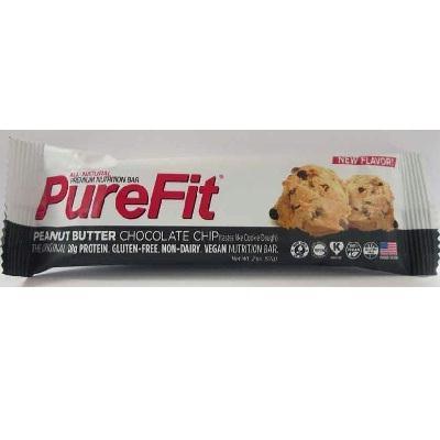 Purefit: Peanut Butter Chocolate Chip Premium Nutrition Bar, 2 Oz