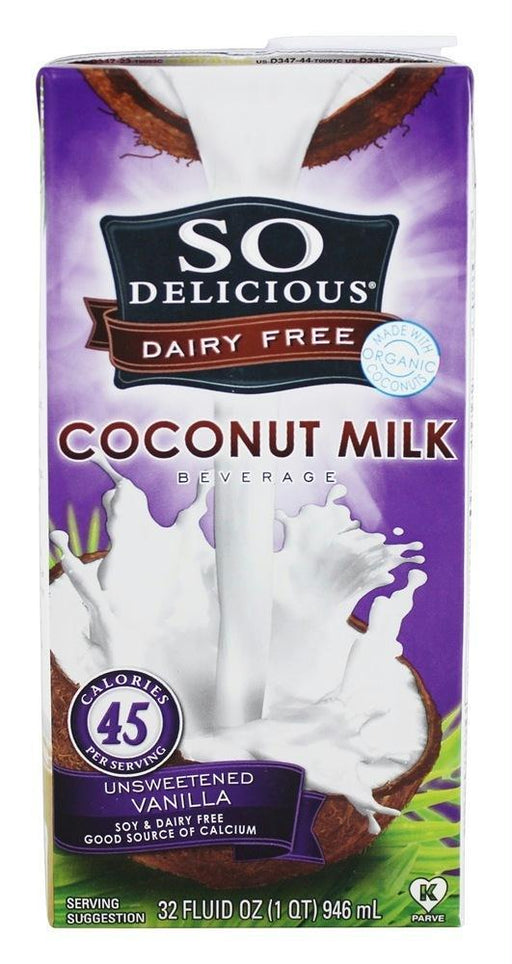 So Delicious: Coconut Milk Unsweetened Vanilla, 32 Oz