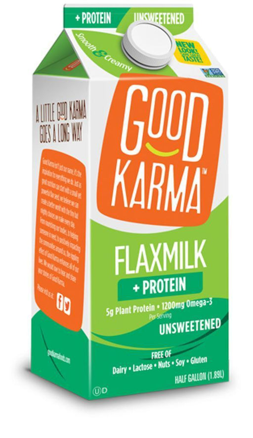 Good Karma: Protein + Flax Milk Unsweetened Original, 64 Oz