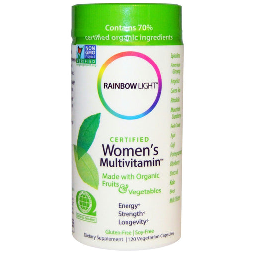 Rainbow Light: Certified Organics Women's Multivitamin, 120 Veggie Caps