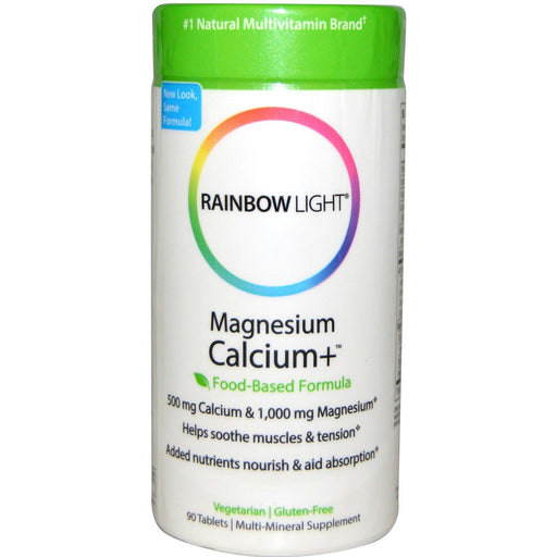 Rainbow Light: Magnesium Calcium Plus, 90 Tablets