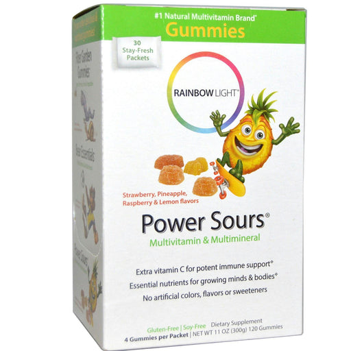 Rainbow Light: Gummy Power Sours Multivitamin & Multimineral, 30 Packets