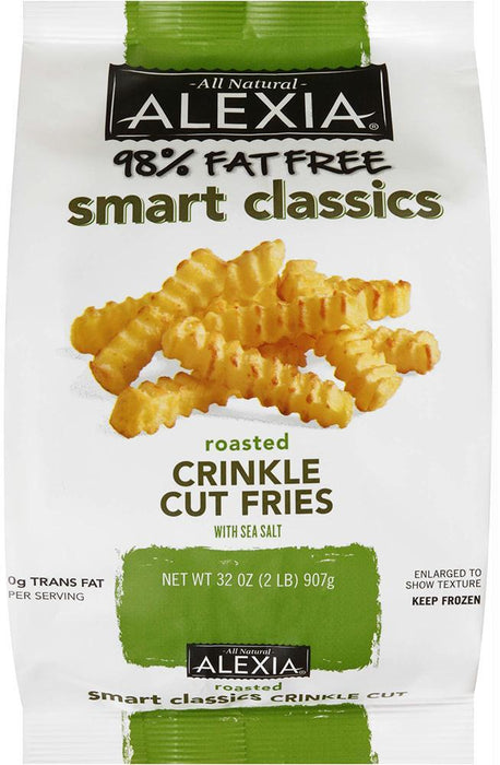 Alexia: Smart Classics Fries Crinkle Cut Roasted With Sea Salt, 32 Oz