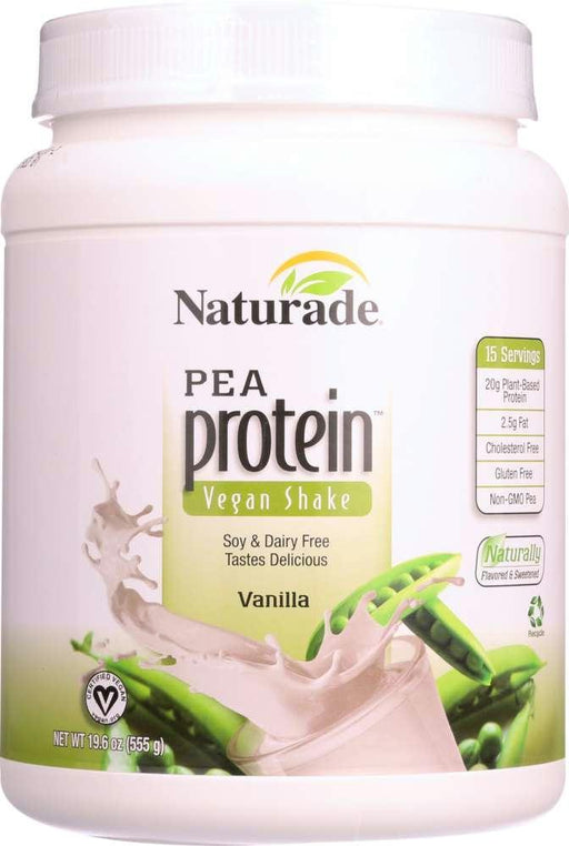 Naturade: Pea Protein Vegan Shake Vanilla, 19.57 Oz