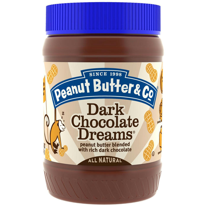 Peanut Butter & Co: Dark Chocolate Dreams Peanut Butter Blended With Rich Dark Chocalate, 16 Oz