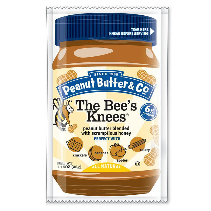 Peanut Butter & Co: The Bee's Knees Peanut Butter Honey Squeeze Pack, 1.15 Oz