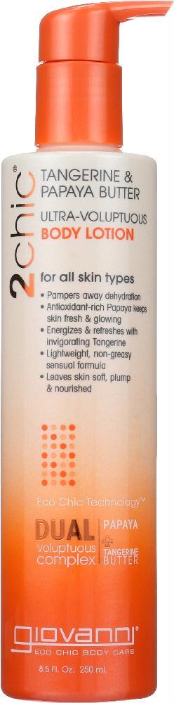 Giovanni Cosmetics: Tangerine & Papaya Butter Ultra-voluptuous Body Lotion, 8.5 Oz