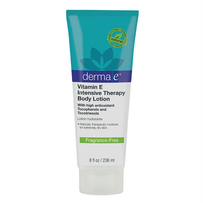 Derma E: Vitamin E Intensive Therapy Body Lotion Fragrance Free, 8 Oz