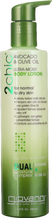 Giovanni: 2chic Ultra-moist Body Lotion Avocado And Olive Oil, 8.5 Oz