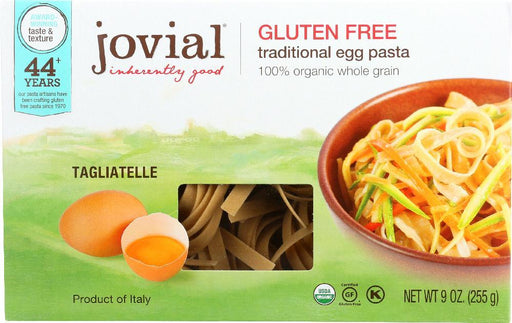 Jovial: Organic Gluten Free Brown Rice Pasta Tagliatelle, 9 Oz