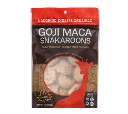 Laughing Giraffe Organics: Snakaroons Gluten Free Goji Maca, 6 Oz