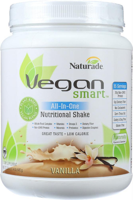 Naturade: Vegansmart All-in-one Nutritional Shake Vanilla, 22.75 Oz