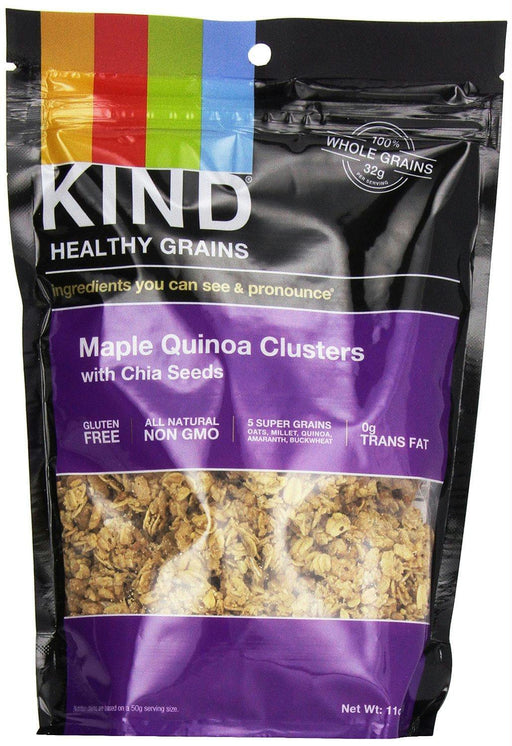 Kind: Healthy Grains Clusters Maple Quinoa With Chia Seeds, 11 Oz