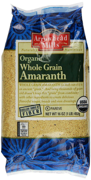 Arrowhead Mills: Organic Whole Grain Amaranth, 16 Oz