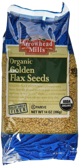 Arrowhead Mills: Organic Golden Flax Seeds, 14 Oz