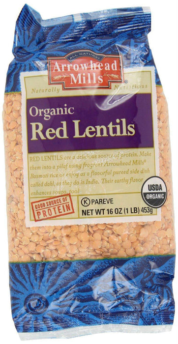 Arrowhead Mills: Organic Red Lentils, 16 Oz