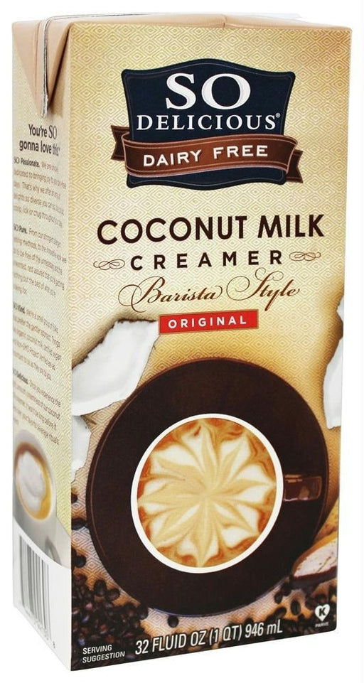 So Delicious: Dairy Free Barista Style Coconut Milk Creamer Original, 32 Oz