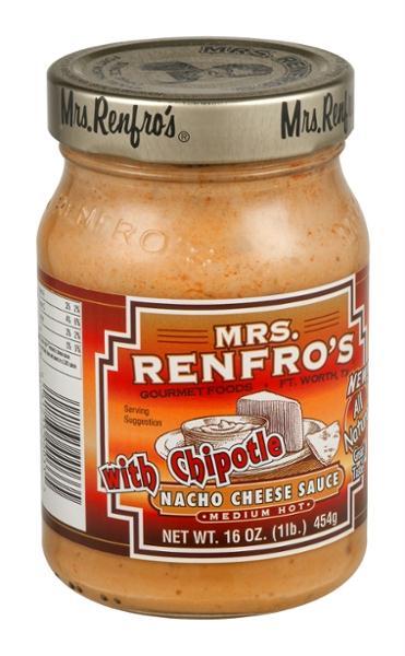 Mrs. Renfro's: Medium Hot With Chipotle Nacho Cheese Sauce, 16 Oz