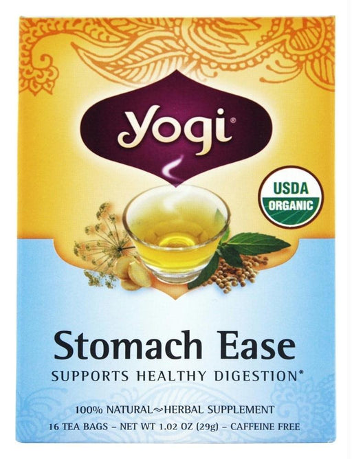 Yogi Tea: Organic Stomach Ease Caffeine Free, 16 Tea Bags