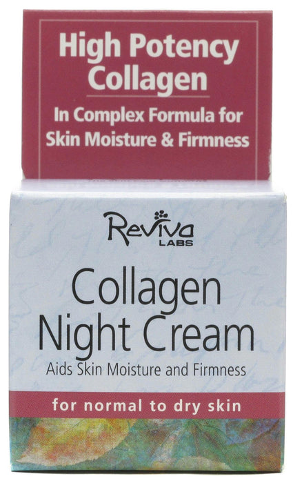 Reviva Labs: Collagen Night Cream, 1.5 Oz