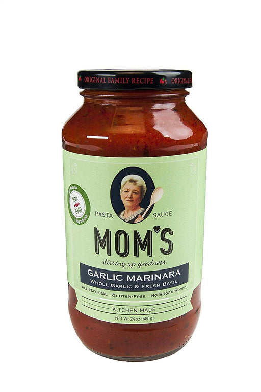 Mom's: Pasta Sauce Garlic Marinara, 24 Oz