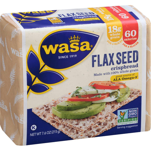 Wasa: Flax Seed Crispbread, 7.6 Oz