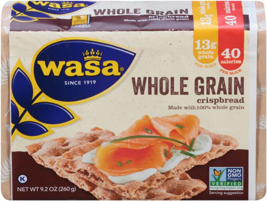 Wasa: Whole Grain Crispbread, 9.2 Oz