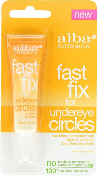 Alba Botanica: Fast Fix For Under Eye Circles, 0.25 Oz