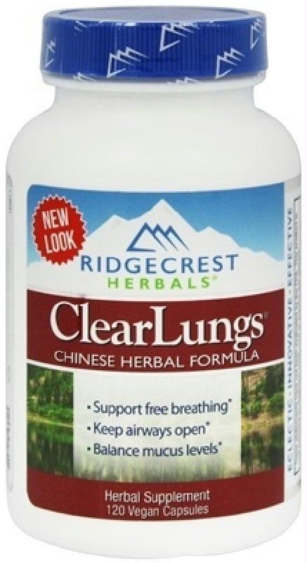 Ridgecrest Herbal: Clearlungs Chinese Herbal Formula, 120 Veggie Caps