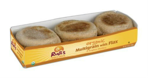 Rudi's: Organic Bakery Organic Multigrain English Muffins With Flax, 12 Oz