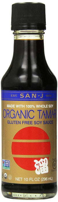 San-j: Organic Wheat Free Tamari Soy Sauce, 10 Oz