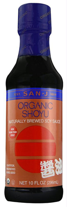 San-j: Organic Shoyu Naturally Brewed Soy Sauce, 10 Oz