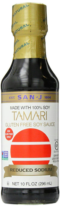 San-j: Reduced Sodium Tamari Soy Sauce, 10 Oz