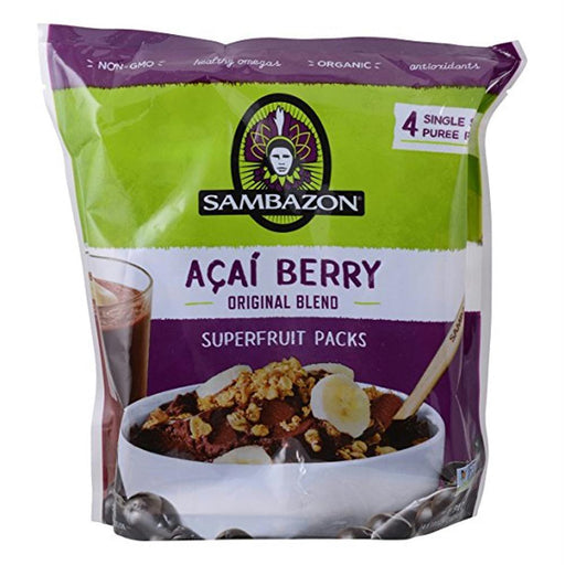 Sambazon: Smoothie Packs The Original Acai Berry + Guarana, 14 Oz