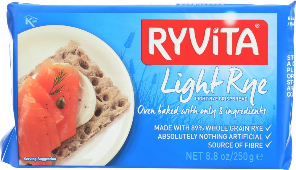 Ryvita: Crispbread Tasty Rye Light, 8.8 Oz