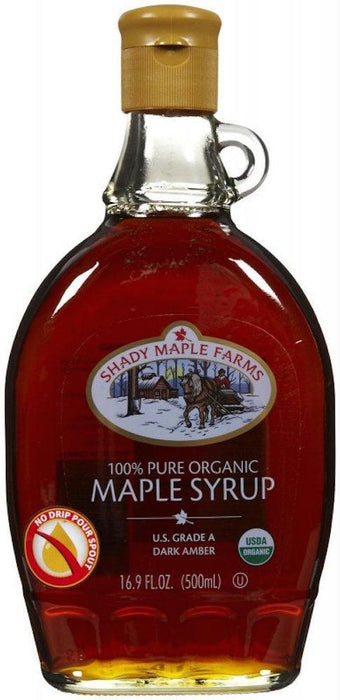 Shady Maple Farms: Organic Grade A Dark Amber Maple Syrup, 16.9 Oz