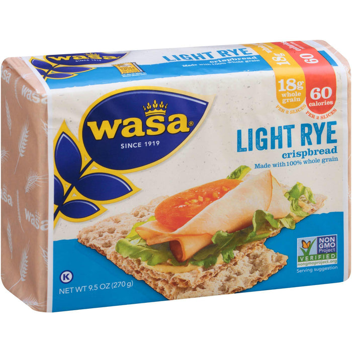 Wasa: Light Rye Crispbread, 9.5 Oz