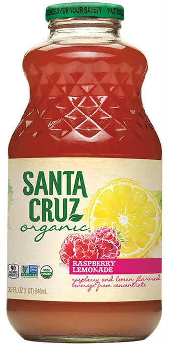 Santa Cruz: Organic Raspberry Lemonade Juice, 32 Oz