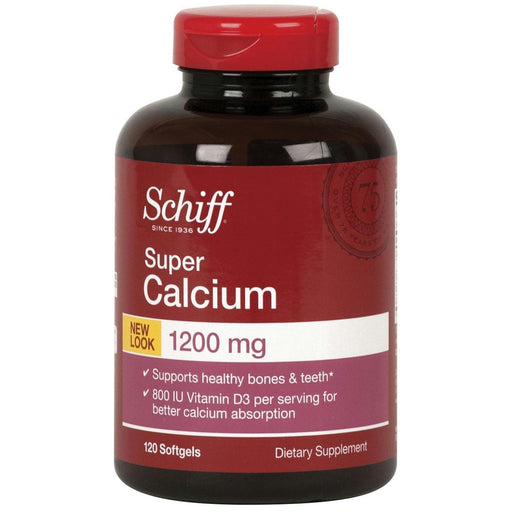 Schiff: Super Calcium 1200 Mg, 120 Softgels