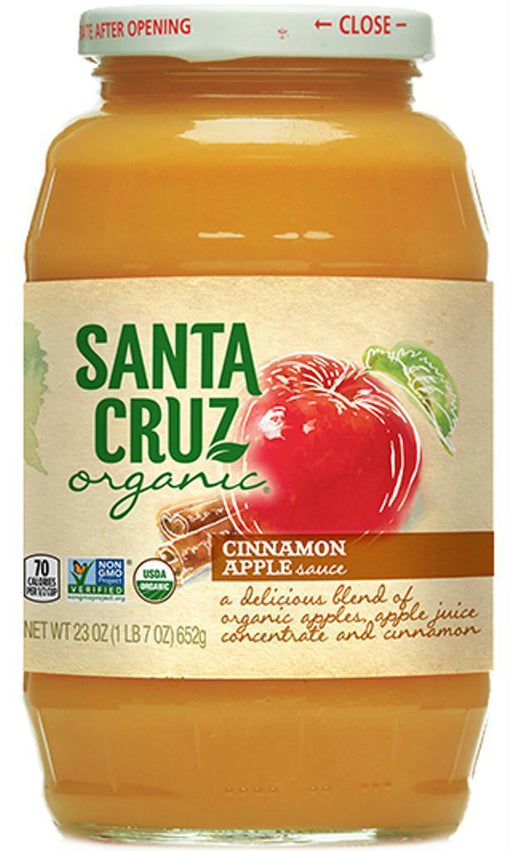 Santa Cruz: Organic Cinnamon Apple Sauce, 23 Oz