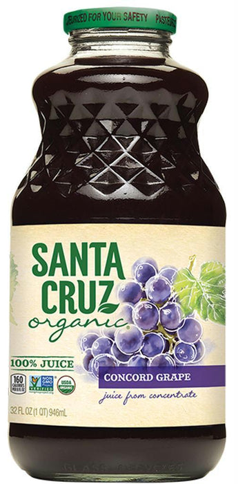 Santa Cruz: Organic Concord Grape Juice, 32 Oz