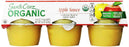 Santa Cruz: Organic Apple Sauce Cups 6x4oz Cups, 24 Oz