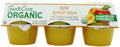 Santa Cruz: Organic Apple Apricot Sauce Cups 6x4oz Cups, 24 Oz